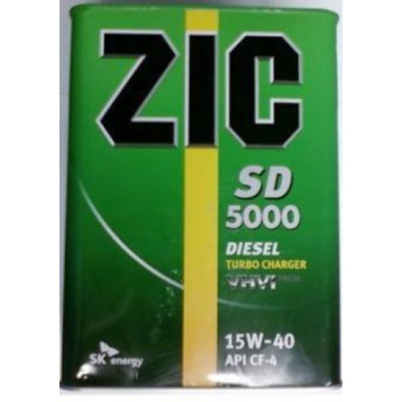 Моторное масло ZIC SD 5000 15W-40 6л